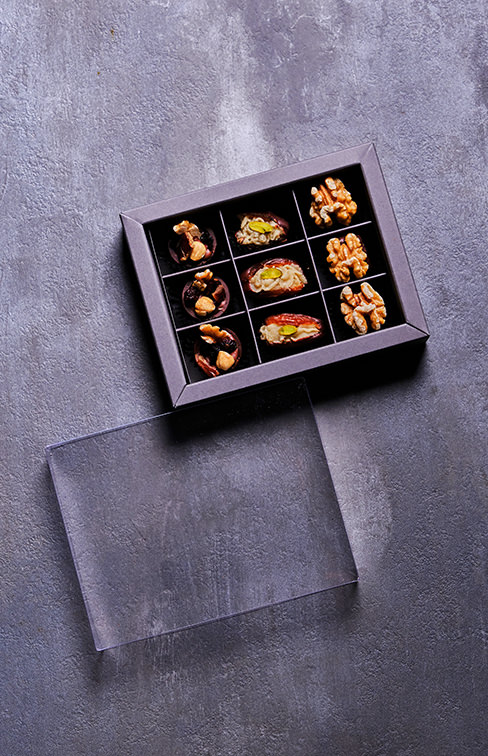 Vegane Pralinenschachtel 9er